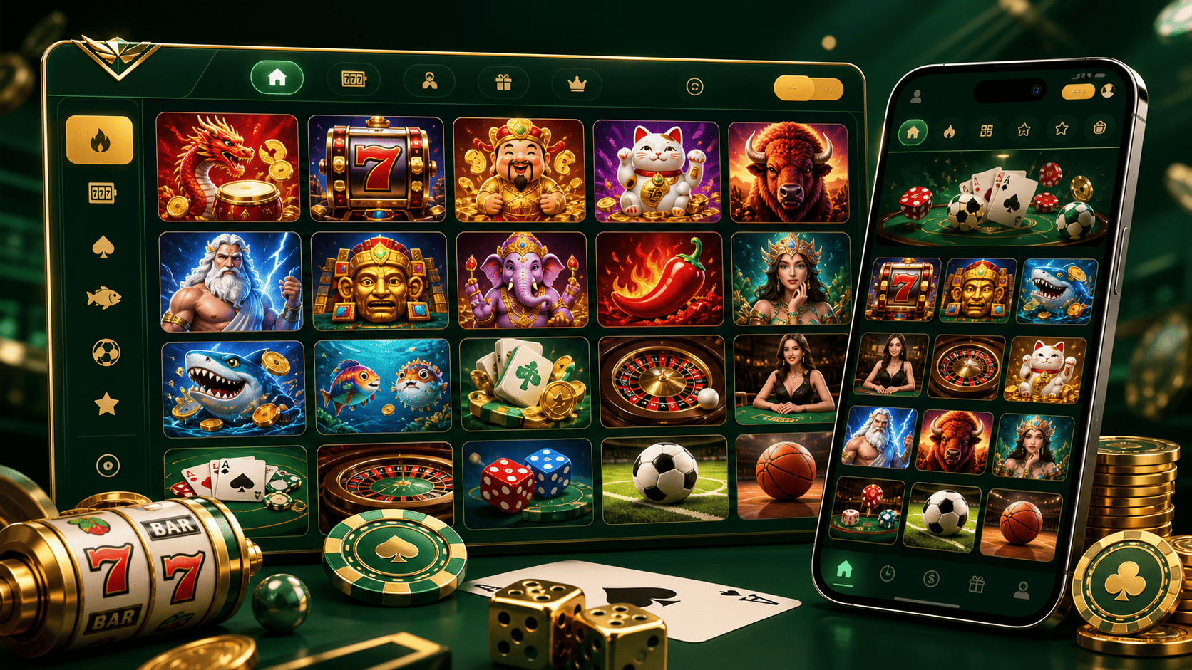 2ph game library visual