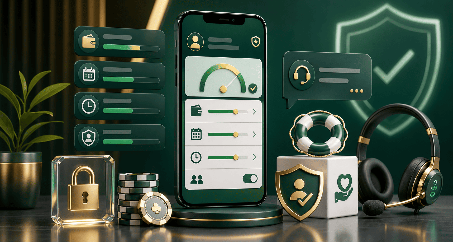 2PH rewards support and safe gaming visual